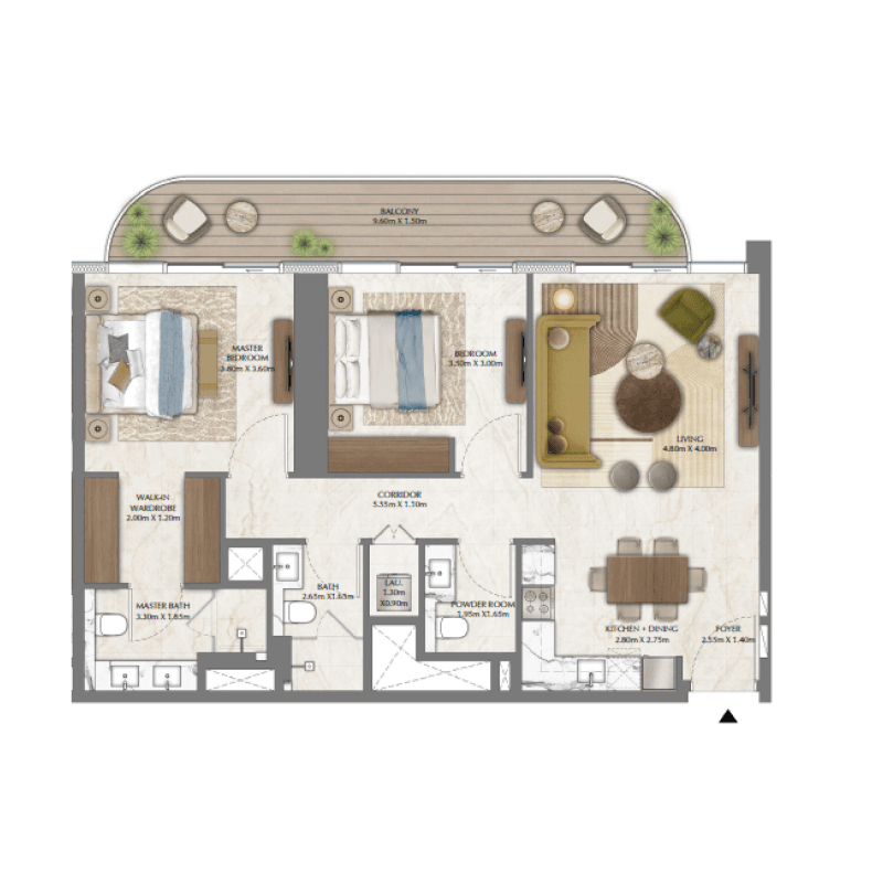 Apartment floor plan
