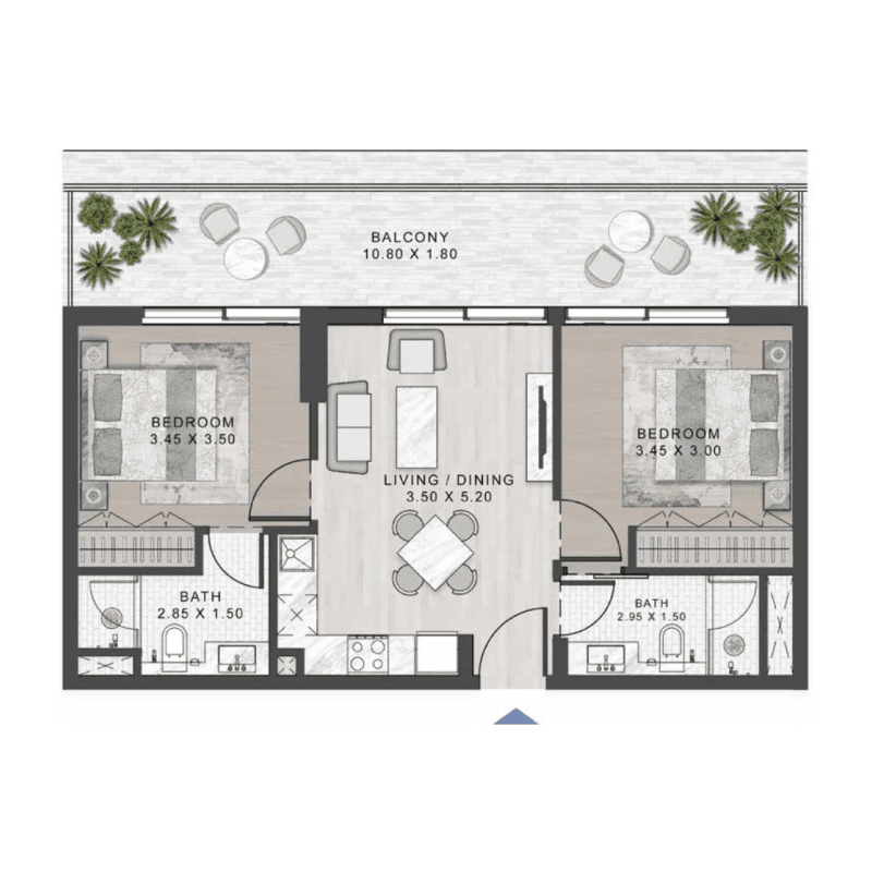 Apartment floor plan