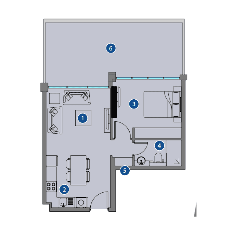 Apartment floor plan