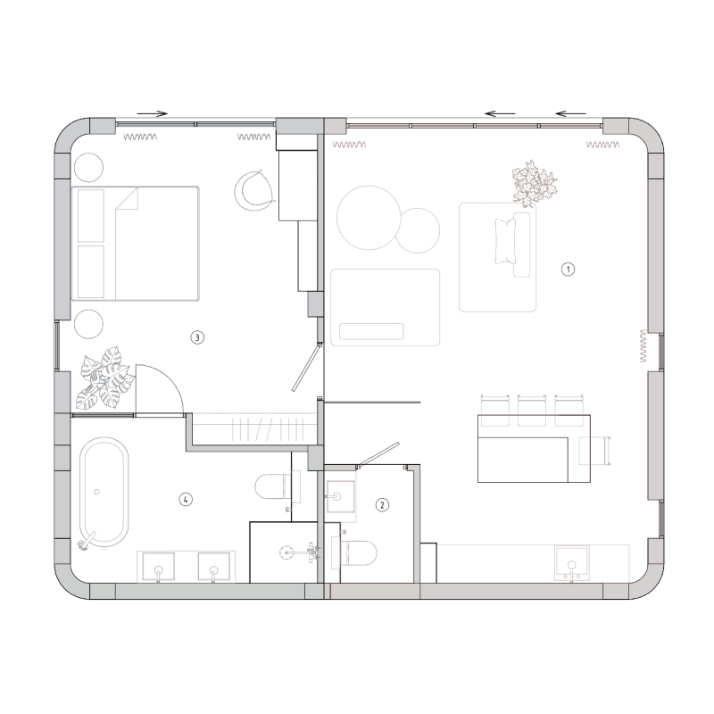 Apartment floor plan