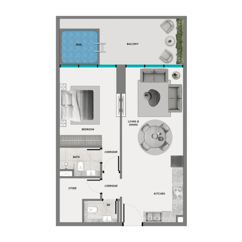 Apartment floor plan