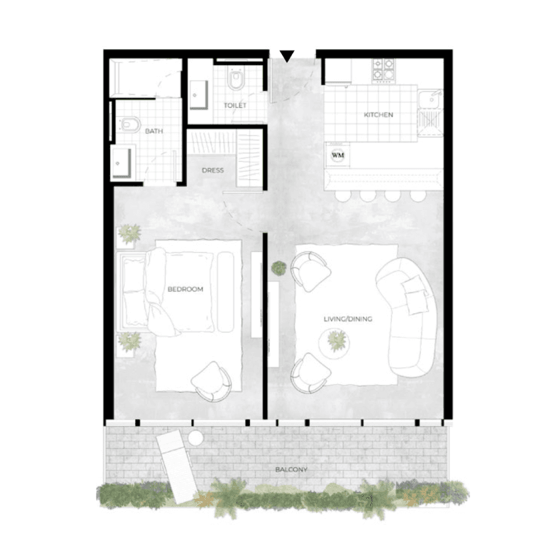 Apartment floor plan