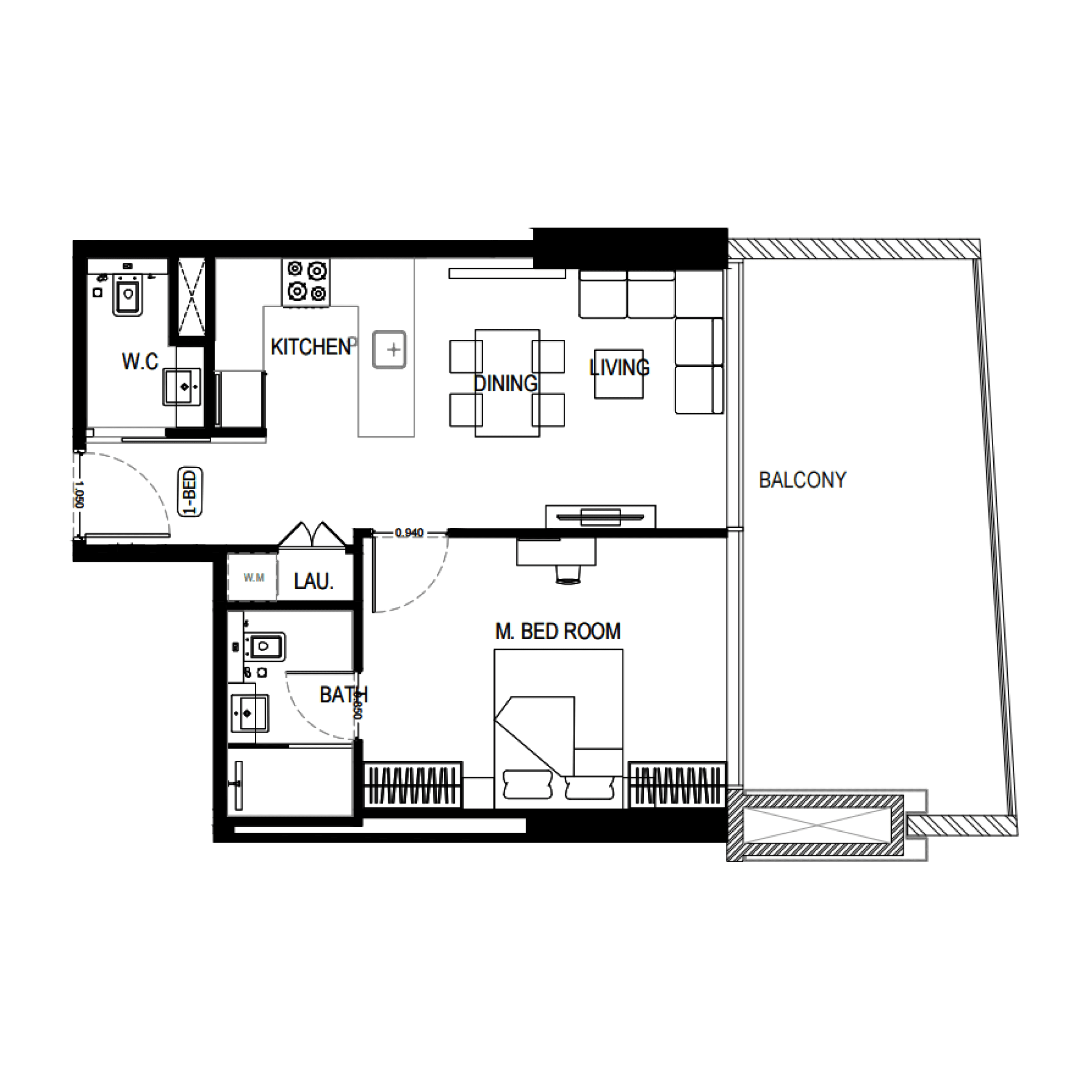 Apartment floor plan