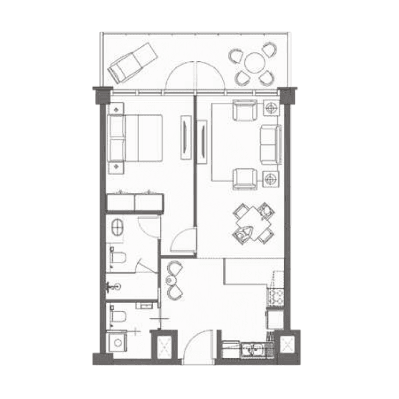 Apartment floor plan