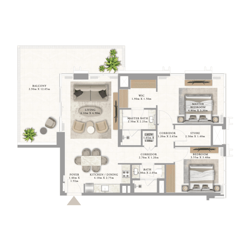 Apartment floor plan