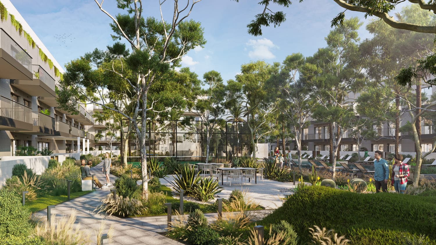 Outdoor Terrace With Lounge Areas