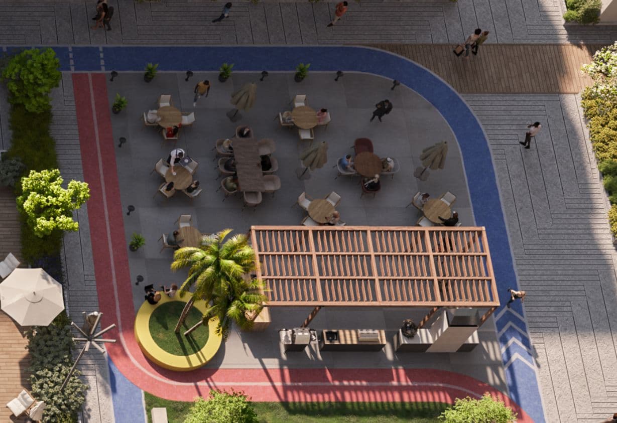 Shaded Seating Areas