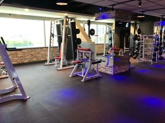 Gymnasium With Modern Equipment